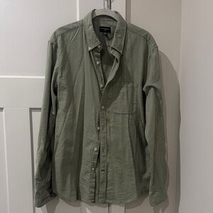 Club Monaco Olive Slim Fit Shirt